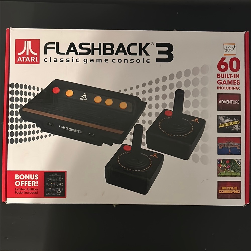 Flashback 3 Classic Game Console - Black